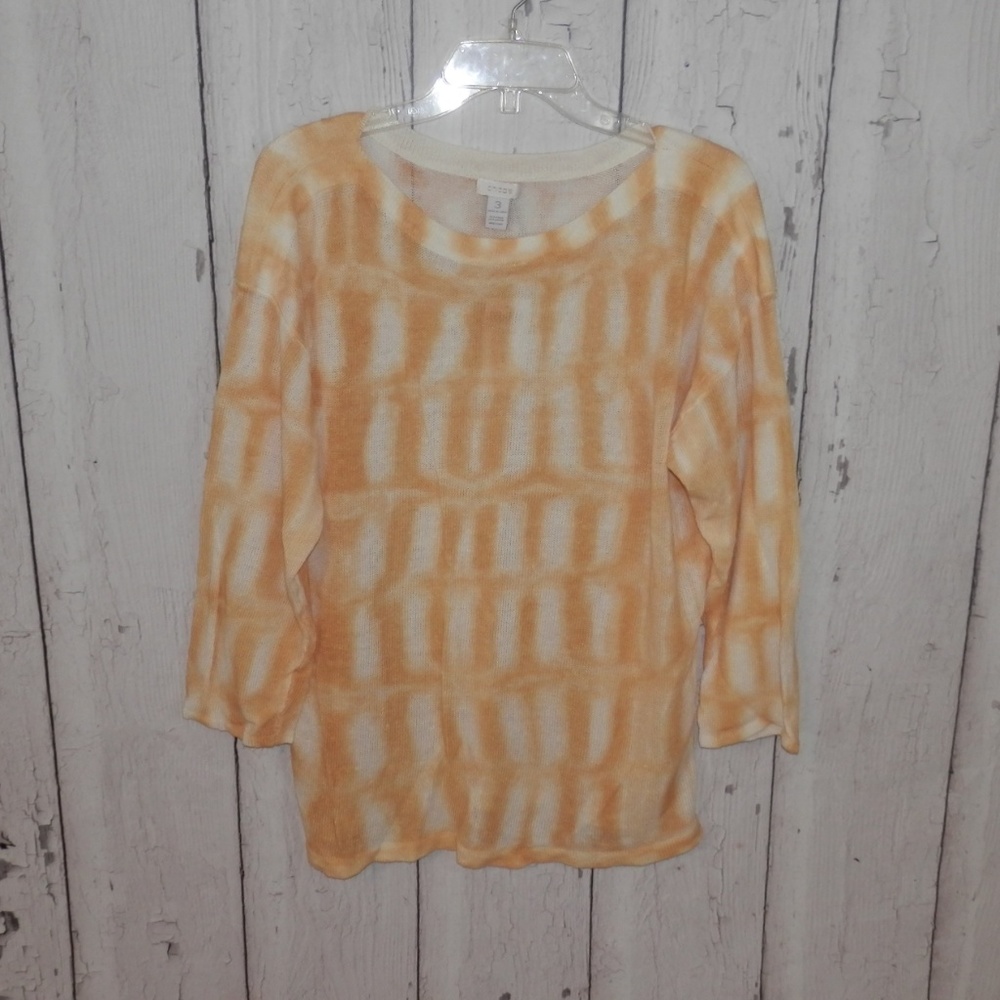 NEW Chico's Size 3 Paris Pullover Tunic Sweater - Picture 5 of 6